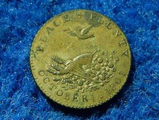 1801  Middlesex Dove and Cornucopia DH-1166 token  SCARCE