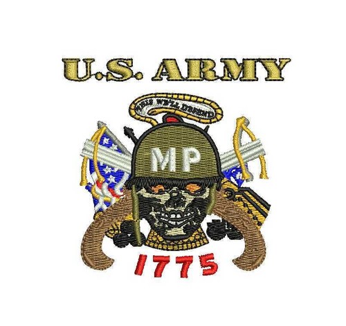 US Army Military Police Embroidered 