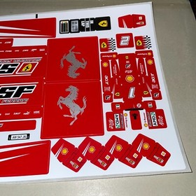 Lego Racers Original Unused Sticker Sheet from Ferrari Truck Set 8185