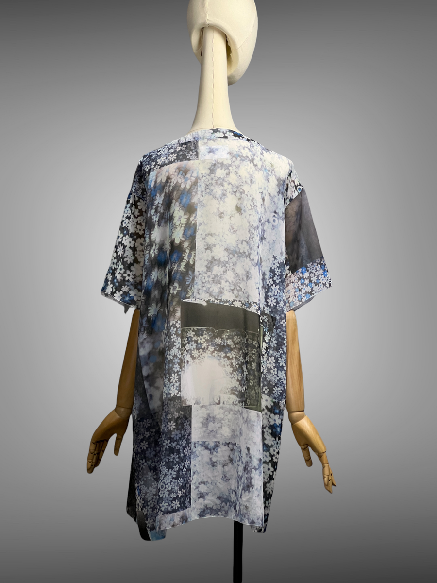 新品▲MM6 エムエムシックス// 6 Print Shirt Dress 新品 MM⑥ エムエムシックス 6 Print shirt dress 総柄 - メルカリ