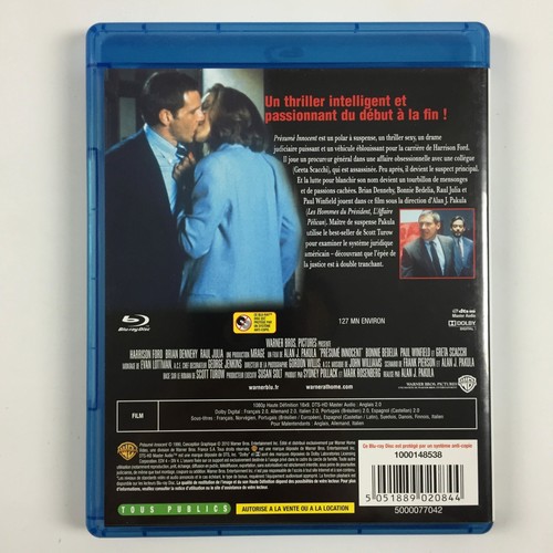 Blu Ray Présumé Innocent / Harrison Ford - Imagen 2 de 2