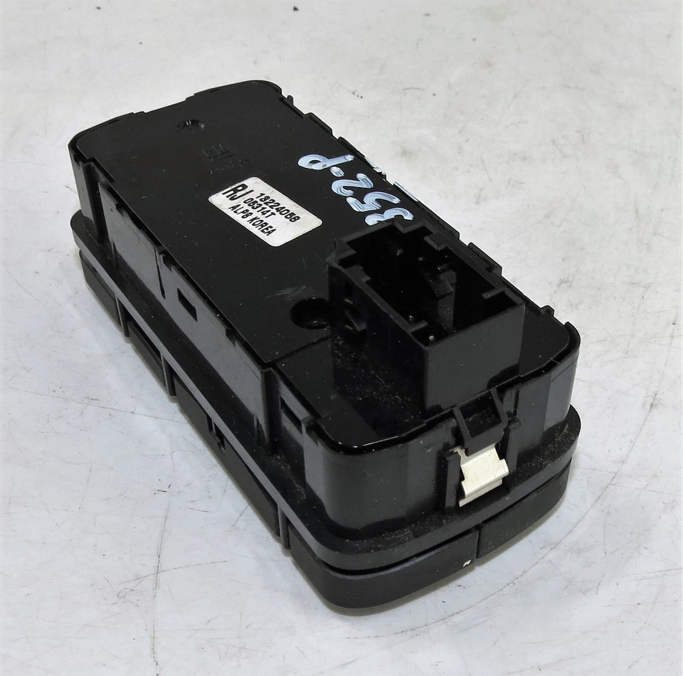 13224058 Vauxhall Vectra Véritable Côté Droit Électrique Fenêtre Switch Bouton - Photo 4/4