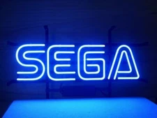 New Sega Video Game Neon Light Sign 20"x16" Lamap Beer Man Cave Real Glass Decor