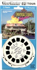 Universal Studios Hollywood 2 1991 3d View-Master 3 Reel Packet