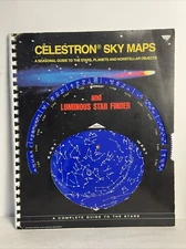 Celestron Sky Maps and Luminous Star Finder- Guide To The Stars, Planets