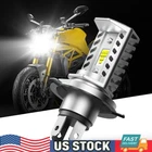 AUXITO H4 9003 LED Bulb Hi/Lo Beam White Motorcycle Headlight High Power