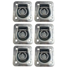 6 Flush Mount D-ring - 1.5 Recessed Tie-down Anchor For Trailers Trucks Cargo