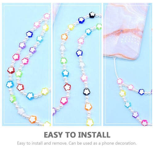 Pearl Mobile Phone Chain Smartphone Hanging Rope Creative Lanyard - 第 10/12 張圖片