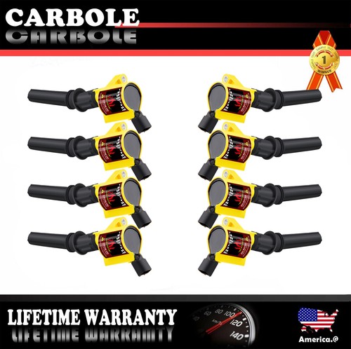 For 2006-2015 Ford E-450 5.4L V8 Ignition Coils Set of 8 DG508 High Performance