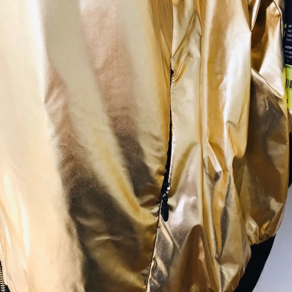 XERSION NWT $84 Gold UV Protective and Water Resistant WINDBREAKER JACKET 1X - Image 2 of 4