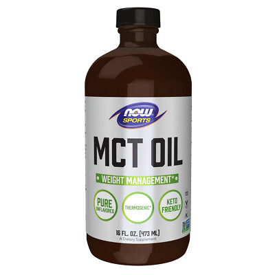 NOW FOODS MCT Oil Liquid 16 fl oz