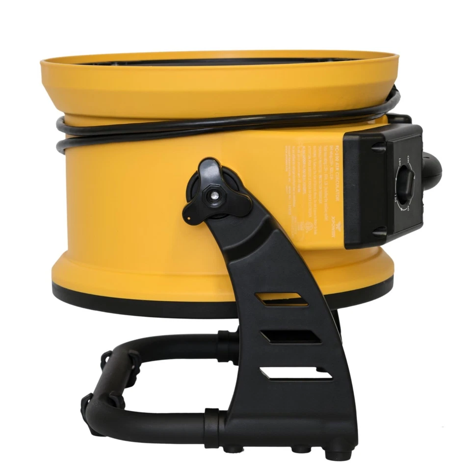 Ventilador utilitario portátil XPOWER FC-100 de 11" de diámetro de alta velocidad, circulador de aire Foto 4 de 4