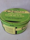 H▪︎Vintage O-Cedar Mop Cleans and Polishes #16 Advertising Tin 1939 with New Mop