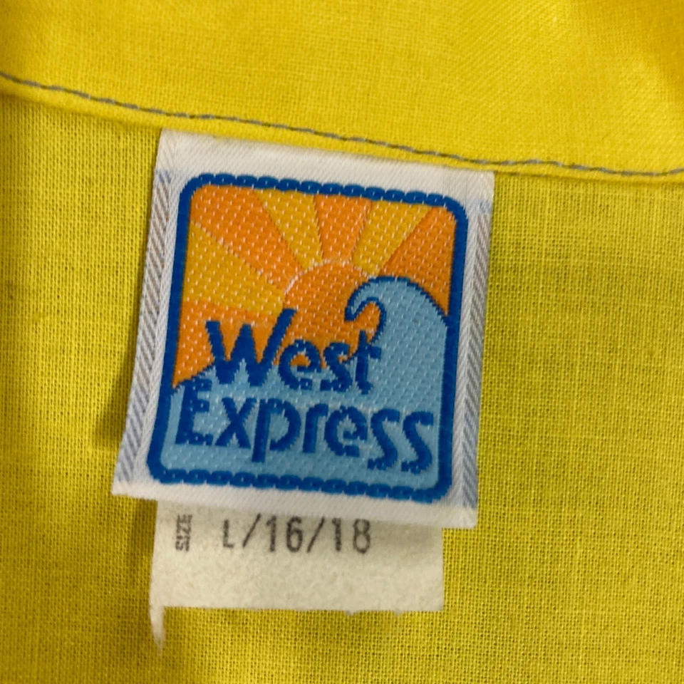 Camisa Top Vintage Años 80 90 Colorblock Mujer S Bloque de Color Geométrico Niños L 16/18 Foto 3 de 4