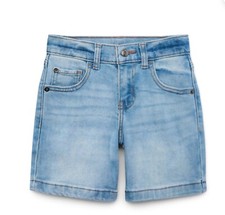 Wonder Nation Boy's Distressed Denim Jean Shorts Light Wash Size 18 New