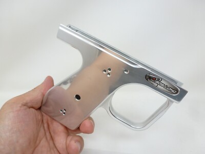 BOB LONG DEFIANT 2 TRIGGER FRAME GLOSS SILVER CLAMSHELL FRAME PAINTBALL BLAST F1