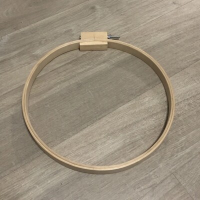 Frank Edmunds 14 inch Round Wood Quilt Hoop Embroidery Decor Aro Cerceau 