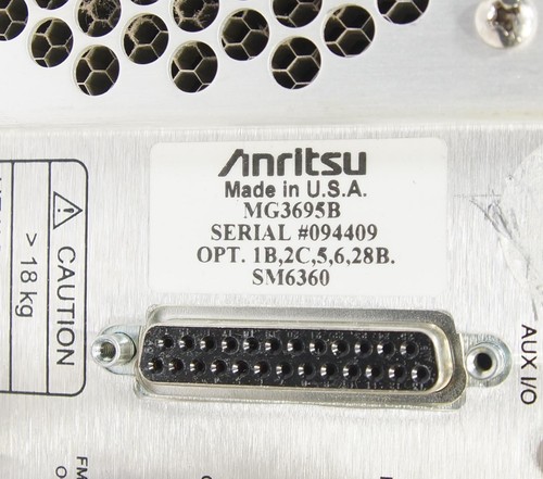 Anritsu MG3695B Generatore di segnale RF/Microonde da 0,01 a 50 GHz CALIBRATO - Foto 6 di 6