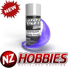 Spaz Stix SZX15609 Candy Purple Aerosol Paint, 3.5oz Can R/C Lexan Body