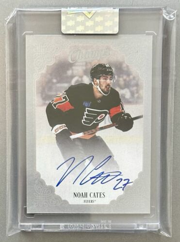 2023-24 Upper Deck Clear Cut Champs Autographs Noah Cates Auto