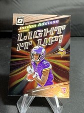 2023 Minnesota Vikings Jordon Addison Panini Donruss Optic LIGHT IT UP RC SP