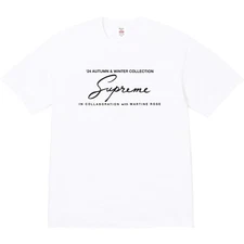 SUPREME®/MARTINE ROSE® TEE White Cotton T-Shirt FW24 Mens Size XL Graphic Print