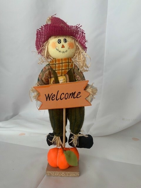 3D-Vogelscheuche Gartenflagge Herbst – Doppelseitig, 30x45 Cm, Wetterfest, Für Hof & Garten