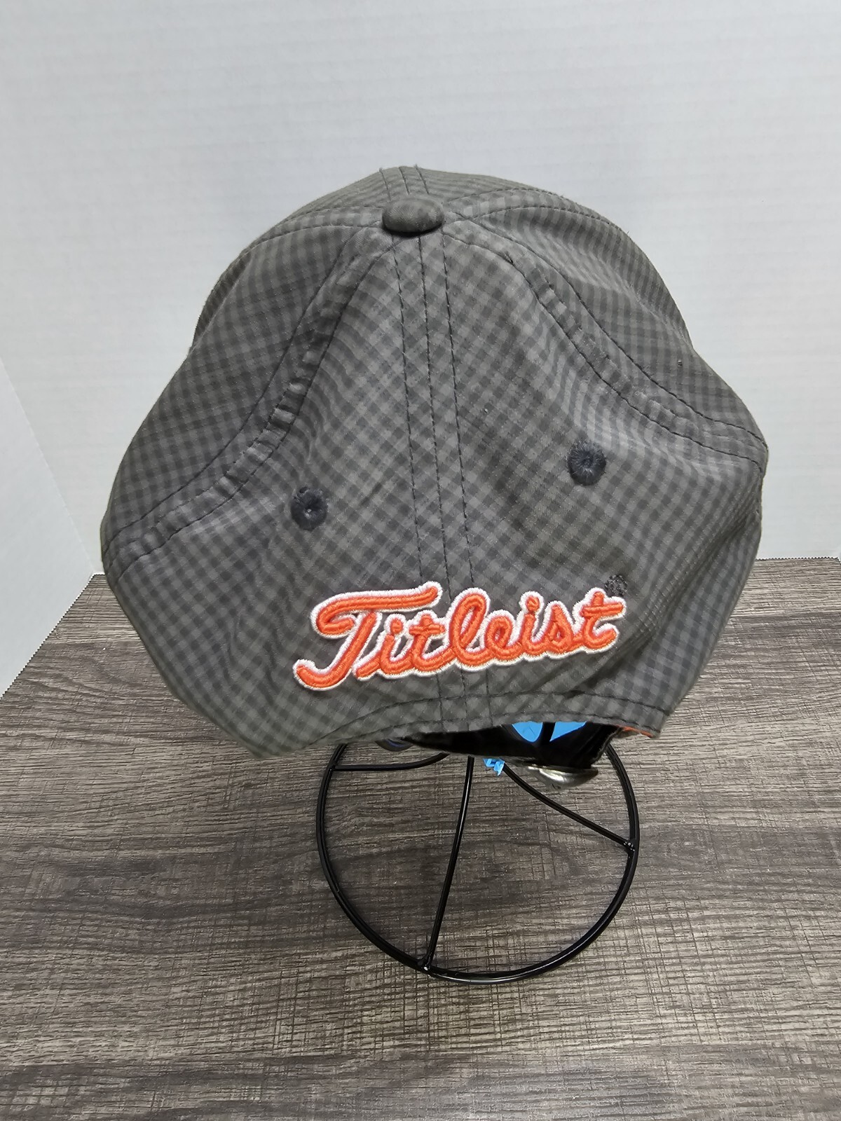 Titleist Checkered Pattern Golf Cap One Size Adju… - image 3
