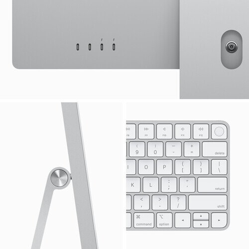 Apple 2023 iMac 24" M3 Chip 8GB 256GB SSD 8Core/10Core GPU Silver MQRJ3LL/A - Picture 10 of 14