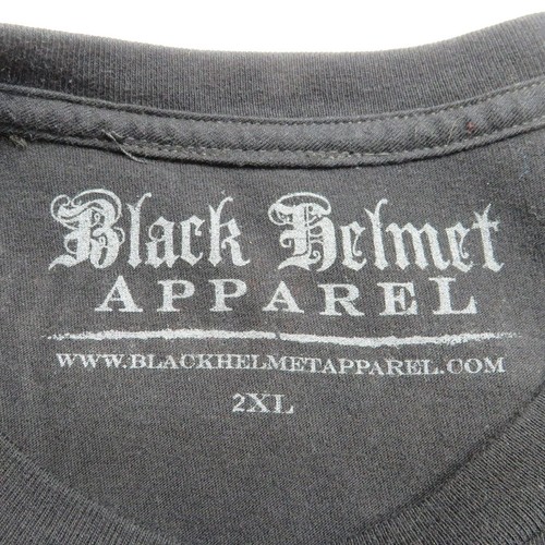 Black Helmet Apparel Fight Fire FD T-Shirt Women's Size 2XL Black 2 Sided Short - Picture 3 of 7