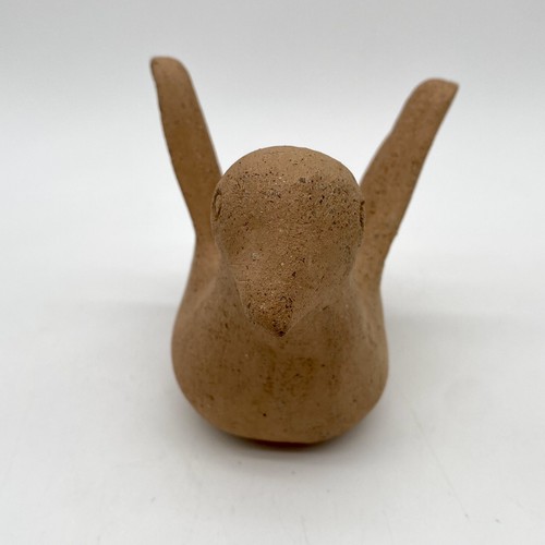 Vintage Terra Cotta Ceramic Flying Hanging Bird Figurine Sitting Made in Mexico - Picture 2 of 8