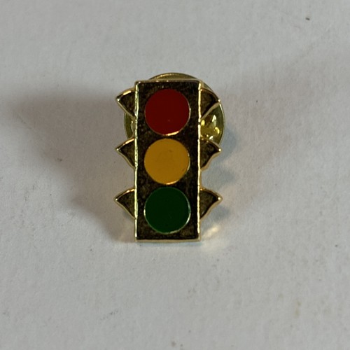 Vintage Fridays TGIF Stop Light Flair Lapel Hat Cap Pin Back Pinback T190 - Picture 2 of 4
