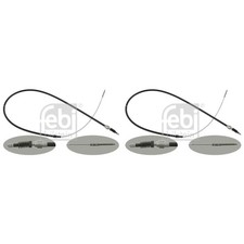 2x FEBI BILSTEIN Handbremsseil Seilzug Feststellbremse für VW Golf III 1H1