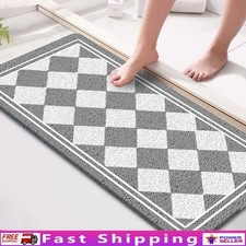 Non Slip Shower Mat Anti Skid Extra Long Exfoliating Durable Bath Mat Safety New
