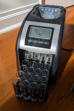 Royal Sovereign FS-44P — 4-Row Coin Sorter Counter— Auto Advance, Tested