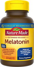 Nature Made Melatonin 4mg Extended Release Sleep Aid Adult 90 Tablets NEW
