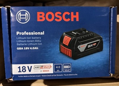 Bosch Professional GBA 18V Akku 4,0Ah Lithium-Ionen (Li-Ion) 18 V AMPShare