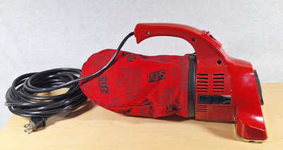 #ad Vintage Dirt Devil Hand Vac Model 10515 Royal Red USA Made Vacuum Cleaner Works $24.99