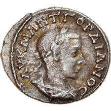 #907244 M&uuml;nze, Gordian III, Drachm, 241, Antioch, SS, Billon