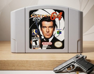 Goldfinger 64 - Nintendo 64 N64 Cartridge Classic  Action & Spy Game Cartridge