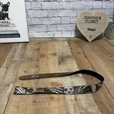 MISFITS LEATHER BELT Size M 32-34 2005 Vintage Has Wear