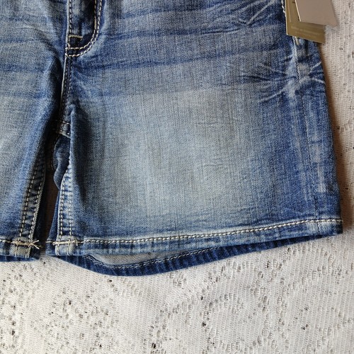NEW Miss Me Womens Shorts 30 Mid Rise Mid Short Slim Fit Rhinestone Pockets - Bild 6 von 23