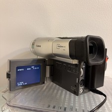 Canon ES8400V Hi8 8mm Camcorder Sold As is For Parts Only Will Power On W/ Plug