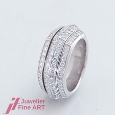 PIAGET Ring - Brillanten (Diamant) - 18K/750 Weißgold - Größe 53 - ges. ca. 3ct