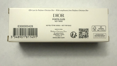 Dior Logo Pink Bag w/ Charm Pink Lip Oil Keychain Holder Mirror