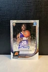 RASHEER FLEMING 2025-26 BOWMAN CHROME ROOKIE MOJO AUTO #BCA-RF SUNS