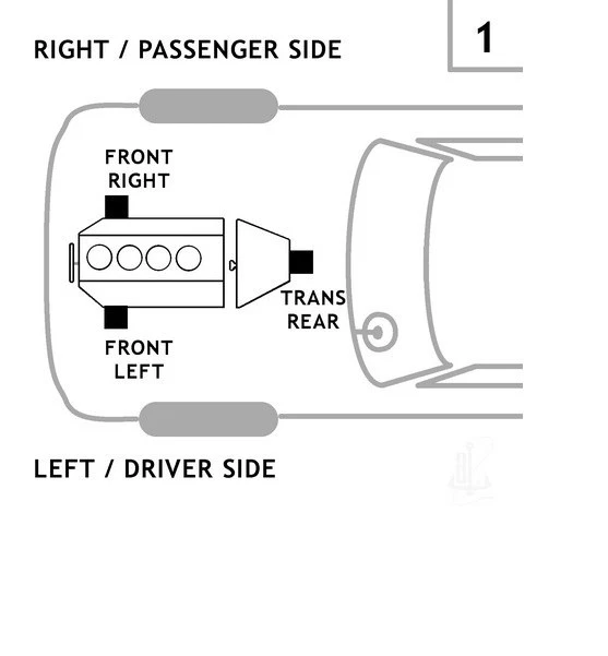 Anclaje de montaje motor 2930 - FORD ECONOLINE SERIES Foto 3 de 4