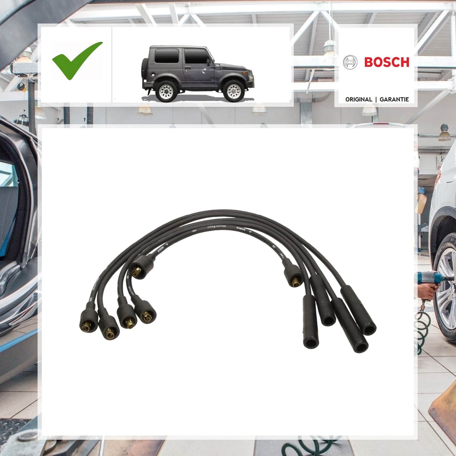 Zündleitungssatz Bosch für Suzuki Samurai Geländewagen geschlossen SJ_