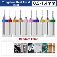 10 High Precision Steel Twist Drill Bits for PCB Soft Metal Drilling Set
