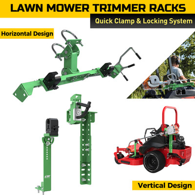 Lawn Mower Trimmer Rack Weed Eater Rack Holder for Zero Turn Mower Landscape US
